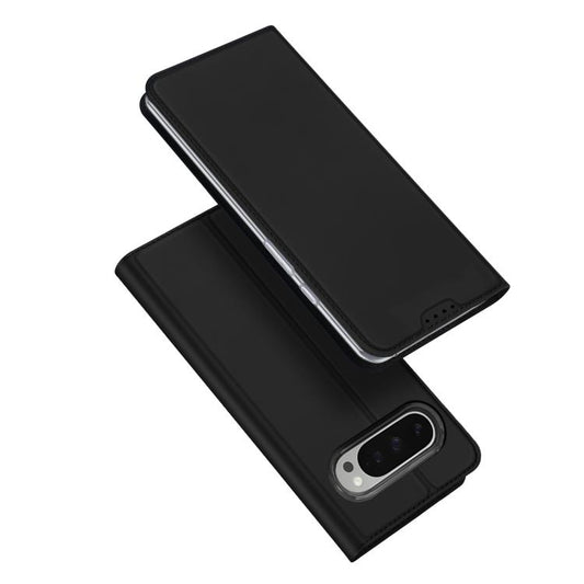 For Google Pixel 10 / 10 Pro DUX DUCIS Skin Pro Series Horizontal Flip Phone Leather Case(Black) - Google Cases by DUX DUCIS | Online Shopping UK | buy2fix