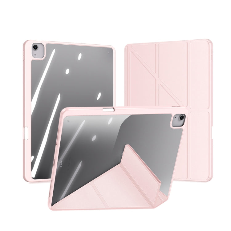 For iPad Air 13 2024 DUX DUCIS Magi Series Smart Leather Tablet Case(Pink) - iPad Air 13 2024 Cases by DUX DUCIS | Online Shopping UK | buy2fix