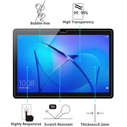 For Huawei Enjoy Tablet 2 / TCL Tab 10 / Tab 10s / Tab 10s 5G 2 PCS 9H HD Explosion-proof Tempered Glass Film - For Huawei MediaPad by buy2fix | Online Shopping UK | buy2fix