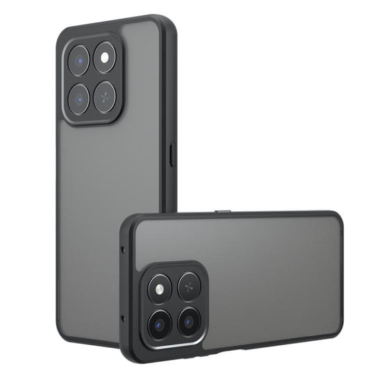 For Honor 400 Smart 5G / 4G / X7d 5G Armor Precise Hole PC Hybrid TPU Phone Case(Frosted Black)