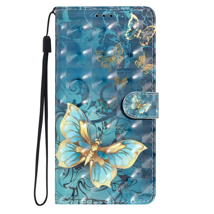 For iPhone 16 3D Pattern Leather Phone Case(3D Butterfly) - iPhone 16 Cases by buy2fix | Online Shopping UK | buy2fix