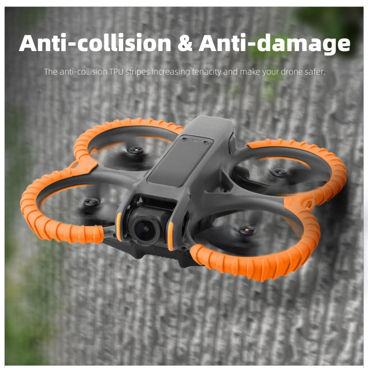 For DJI Avata 2 Sunnylife Drone Anti-Collision Protective Cover Combo Case Kit(Orange) -  by Sunnylife | Online Shopping UK | buy2fix