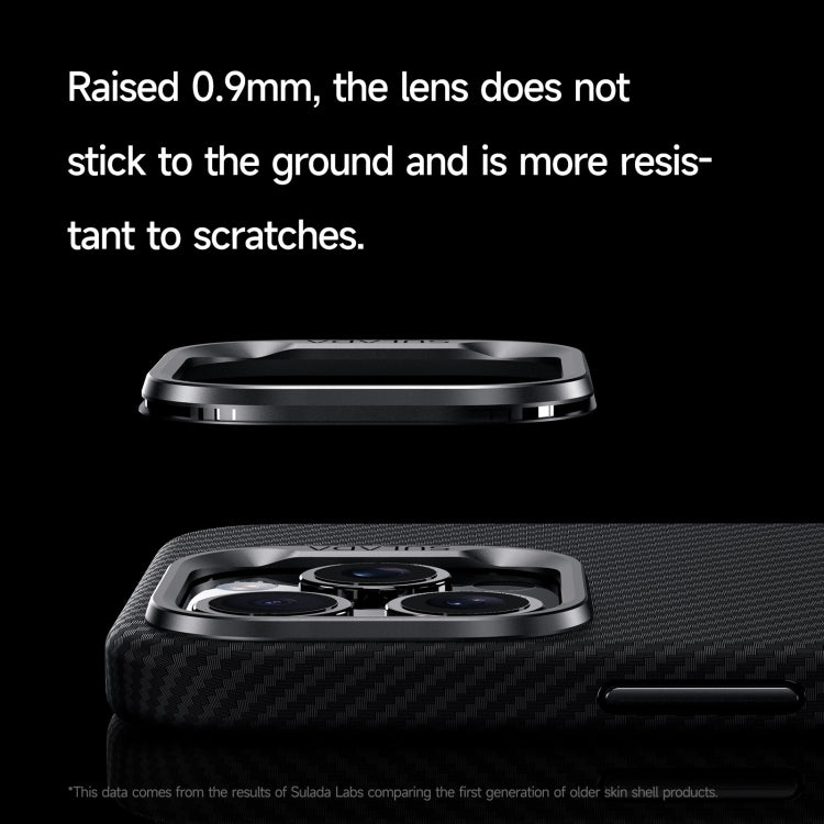 For iPhone 15 SULADA 600D Kevlar Texture PC Shockproof Phone Case(Blue) - iPhone 15 Cases by SULADA | Online Shopping UK | buy2fix