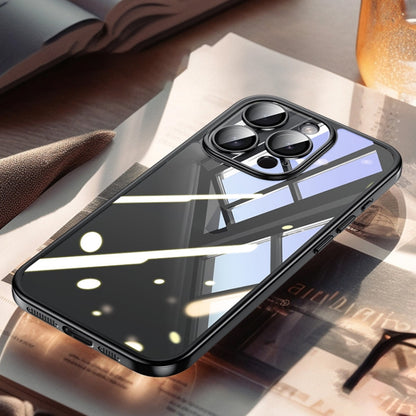 For iPhone 14 Pro Max SULADA Electroplating Frosted PC + TPU Shockproof Phone Case(Black) - iPhone 14 Pro Max Cases by SULADA | Online Shopping UK | buy2fix