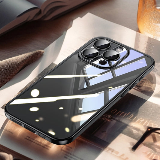 For iPhone 14 Pro Max SULADA Electroplating Frosted PC + TPU Shockproof Phone Case(Black) - iPhone 14 Pro Max Cases by SULADA | Online Shopping UK | buy2fix