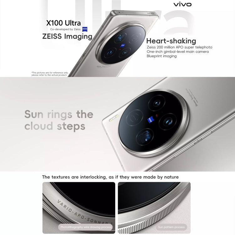 vivo X100 Ultra, 16GB+512GB, Face ID / Fingerprint Identification, 6.78 inch Android 14 OriginOS 4 Snapdragon 8 Gen 3 Octa Core, OTG, NFC, Network: 5G, Support Google Play(White) - vivo by vivo | Online Shopping UK | buy2fix