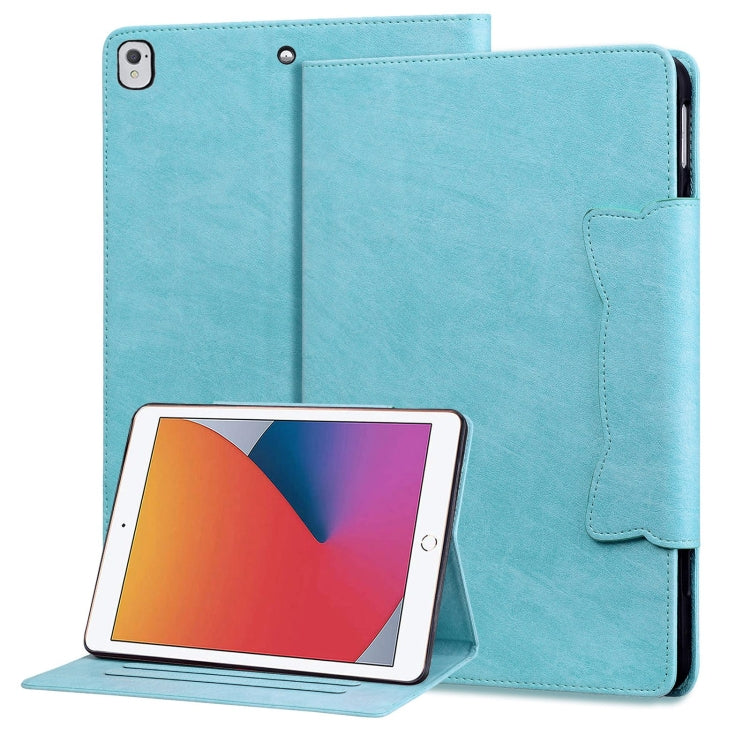 For iPad Air / Air 2 / 9.7 2017 / 2018 Cat Buckle Leather Smart Tablet Case(Sky Blue) - iPad 9.7 (2018) & (2017) Cases by buy2fix | Online Shopping UK | buy2fix
