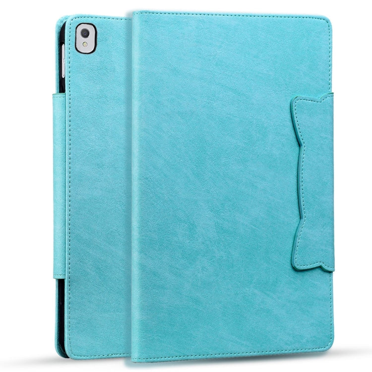 For iPad 10.5 2019 / 2017 / Air 3 Cat Buckle Leather Smart Tablet Case(Sky Blue) - iPad Air (2019) Cases by buy2fix | Online Shopping UK | buy2fix