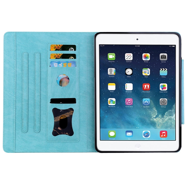 For iPad 10.5 2019 / 2017 / Air 3 Cat Buckle Leather Smart Tablet Case(Sky Blue) - iPad Air (2019) Cases by buy2fix | Online Shopping UK | buy2fix