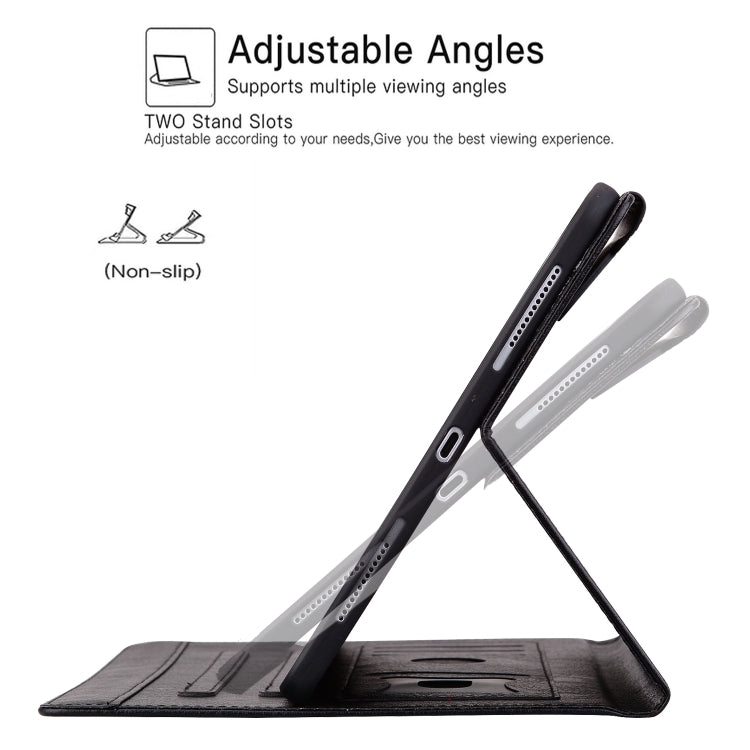 For iPad 10.5 2019 / 2017 / Air 3 Cat Buckle Leather Smart Tablet Case(Black) - iPad Air (2019) Cases by buy2fix | Online Shopping UK | buy2fix