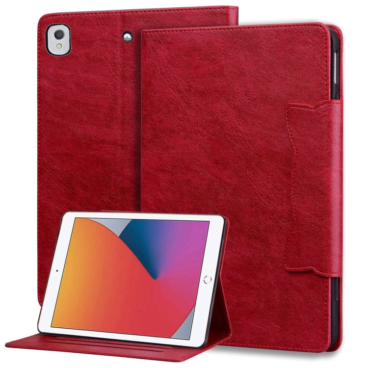 For iPad 10.5 2019 / 2017 / Air 3 Cat Buckle Leather Smart Tablet Case(Red) - iPad Air (2019) Cases by buy2fix | Online Shopping UK | buy2fix