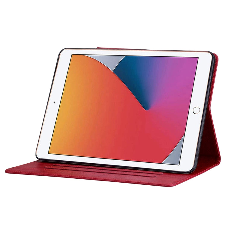 For iPad 10.5 2019 / 2017 / Air 3 Cat Buckle Leather Smart Tablet Case(Red) - iPad Air (2019) Cases by buy2fix | Online Shopping UK | buy2fix