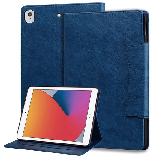 For iPad 10.5 2019 / 2017 / Air 3 Cat Buckle Leather Smart Tablet Case(Royal Blue) - iPad Air (2019) Cases by buy2fix | Online Shopping UK | buy2fix