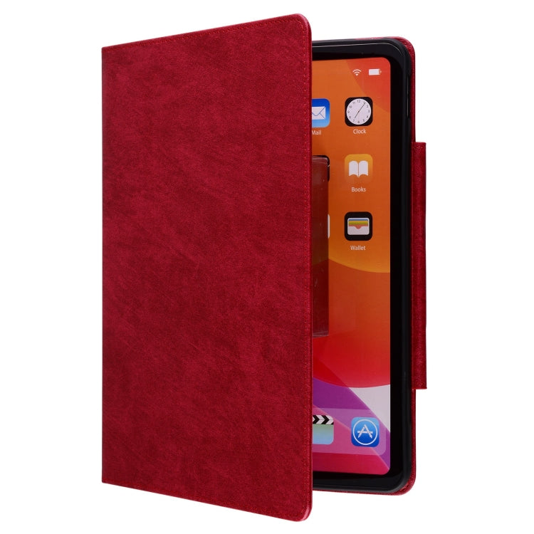For iPad 9 10.2 2021 / 8 2020 / 7 2019 Cat Buckle Leather Smart Tablet Case(Red) - iPad 10.2 Cases by buy2fix | Online Shopping UK | buy2fix