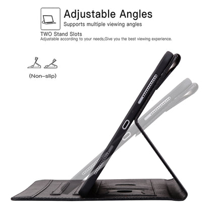 For iPad 2025 / 2022 Cat Buckle Leather Smart Tablet Case(Black) - iPad 2025 / 2022 Cases by buy2fix | Online Shopping UK | buy2fix