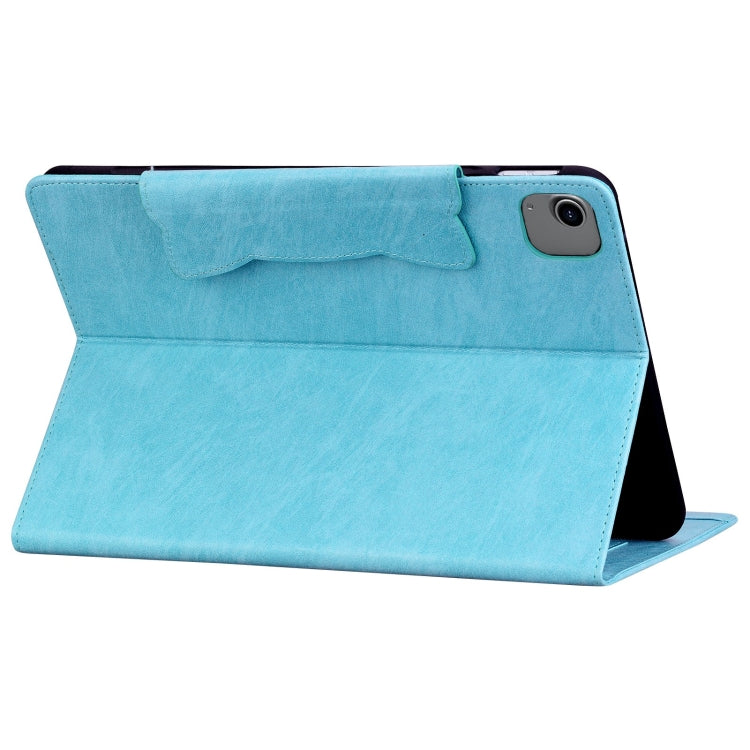 For iPad Pro 11 2022 / 2021 / 2020 / 2018 Cat Buckle Leather Smart Tablet Case(Sky Blue) - iPad Pro 11 (2022/2021) Cases by buy2fix | Online Shopping UK | buy2fix