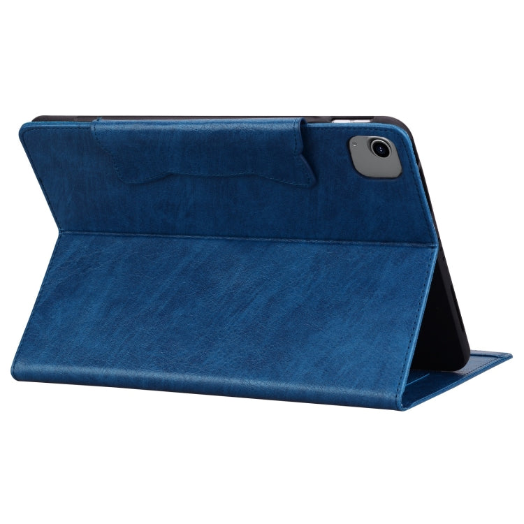 For iPad Pro 12.9 2022 / 2021 / 2020 / 2018 Cat Buckle Leather Smart Tablet Case(Royal Blue) - iPad Pro 12.9 (2022/2021) Cases by buy2fix | Online Shopping UK | buy2fix