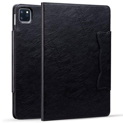 For iPad Pro 11 2025 / 2024 Cat Buckle Leather Smart Tablet Case(Black) by buy2fix