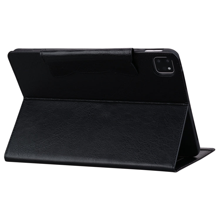 For iPad Pro 11 2025 / 2024 Cat Buckle Leather Smart Tablet Case(Black) by buy2fix