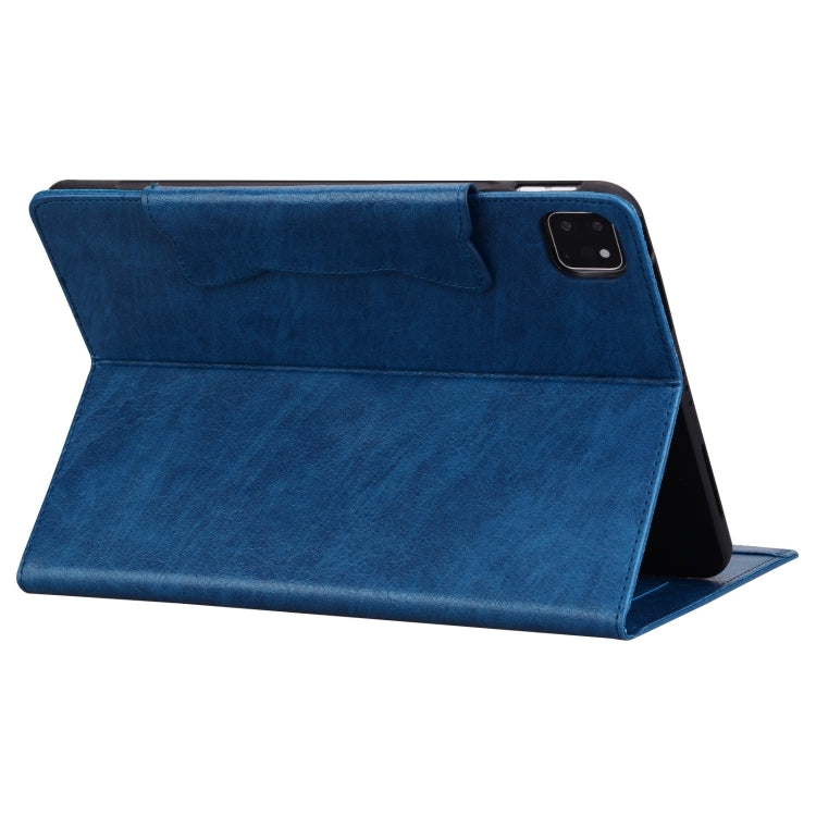 For iPad Pro 13 2024 Cat Buckle Leather Smart Tablet Case(Royal Blue) - iPad Pro 13 2024 Cases by buy2fix | Online Shopping UK | buy2fix