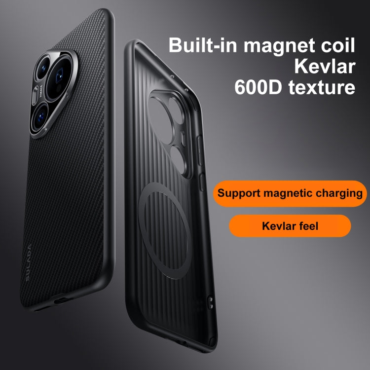 For Huawei Mate 60 SULADA 600D Kevlar Texture PC Shockproof Phone Case(Black) - Huawei Cases by SULADA | Online Shopping UK | buy2fix