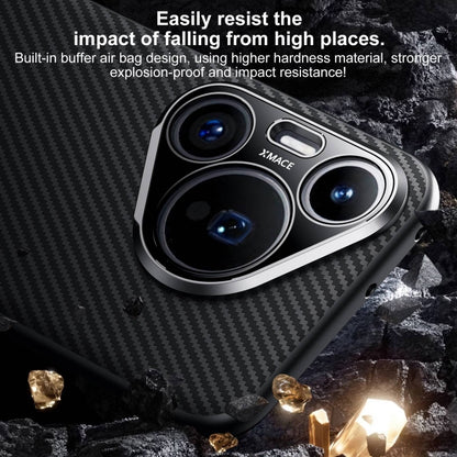 For Huawei Mate 60 SULADA 600D Kevlar Texture PC Shockproof Phone Case(Black) - Huawei Cases by SULADA | Online Shopping UK | buy2fix