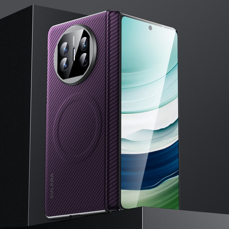 For Huawei Mate X5 SULADA 600D Kevlar Texture PC Shockproof Phone Case(Purple) - Huawei Cases by SULADA | Online Shopping UK | buy2fix