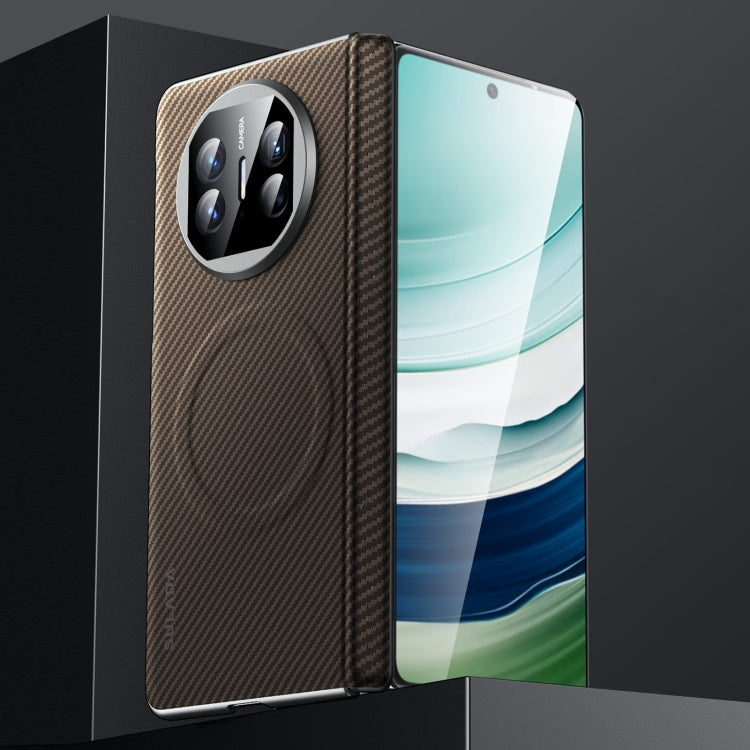 For Huawei Mate X5 SULADA 600D Kevlar Texture PC Shockproof Phone Case(Brown) - Huawei Cases by SULADA | Online Shopping UK | buy2fix