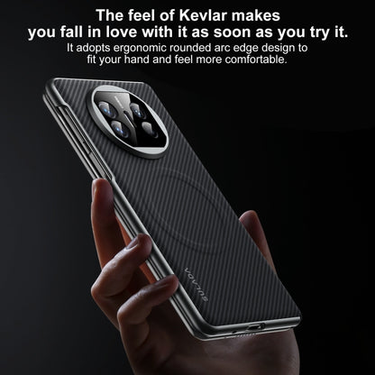 For Huawei Mate X5 SULADA 600D Kevlar Texture PC Shockproof Phone Case(Brown) - Huawei Cases by SULADA | Online Shopping UK | buy2fix