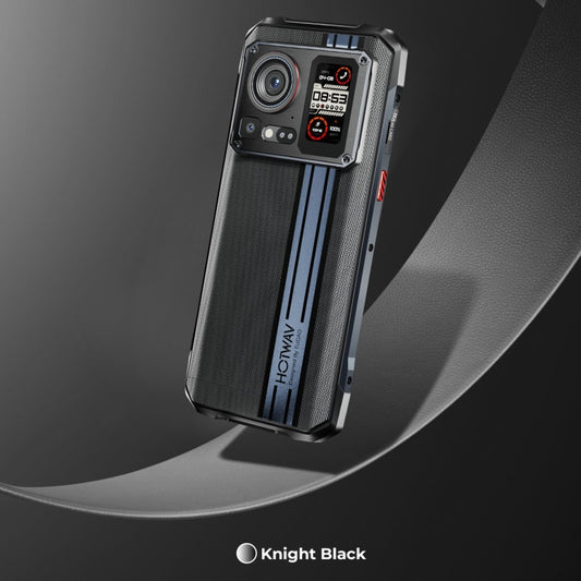 HOTWAV Cyber 15, 12GB+256GB, IP68/IP69K Rugged Phone, 6280mAh, 6.6 inch Android 13 MediaTek MT6789 Helio G99 Octa Core, Network: 4G, NFC, OTG(Knight Black) by HOTWAV