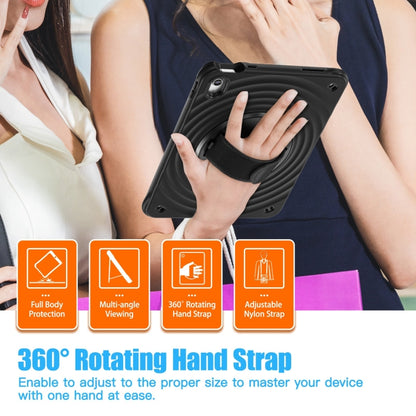 For iPad 2025 / 2022 Rotation Holder Silicone Hybrid PC Tablet Case(Black) - iPad 2025 / 2022 Cases by buy2fix | Online Shopping UK | buy2fix