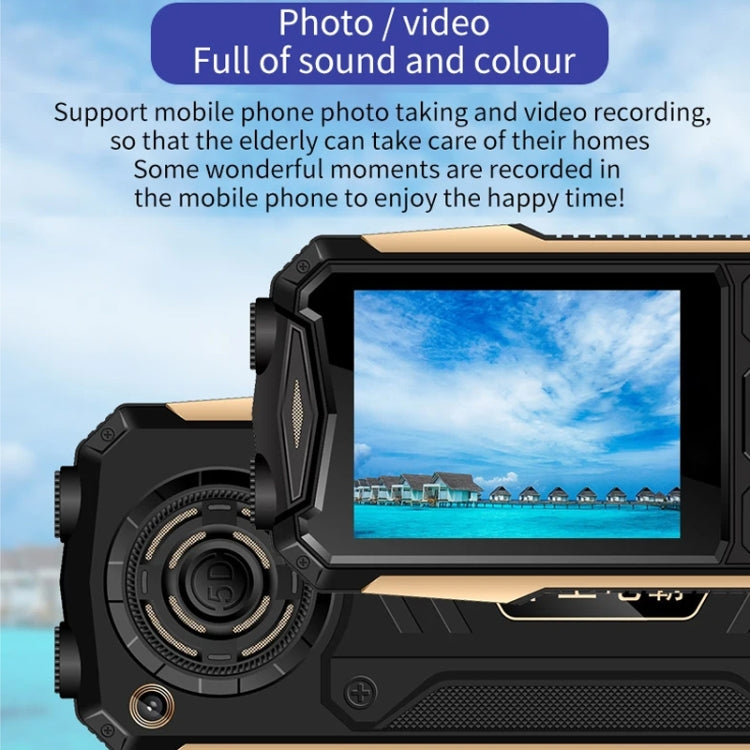 K1+ 4G Elder Rugged Phone, 2.6 inch, 1500mAh Battery, LED Flashlight, Network: 4G, Dual SIM, SOS, Plug:EU Plug(Red) - Others by buy2fix | Online Shopping UK | buy2fix