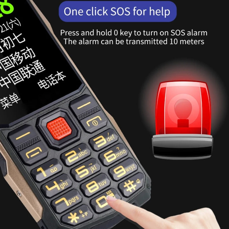 K1+ 4G Elder Rugged Phone, 2.6 inch, 1500mAh Battery, LED Flashlight, Network: 4G, Dual SIM, SOS, Plug:US Plug(Green) - Others by buy2fix | Online Shopping UK | buy2fix