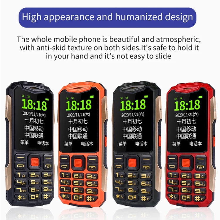 K1+ 4G Elder Rugged Phone, 2.6 inch, 1500mAh Battery, LED Flashlight, Network: 4G, Dual SIM, SOS, Plug:US Plug(Red) - Others by buy2fix | Online Shopping UK | buy2fix