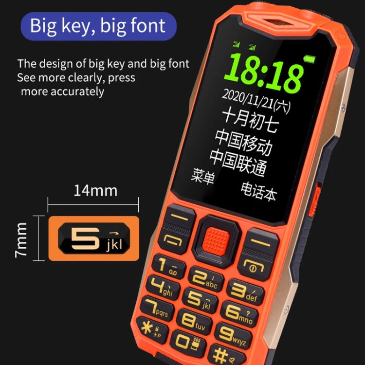 K1+ 4G Elder Rugged Phone, 2.6 inch, 1500mAh Battery, LED Flashlight, Network: 4G, Dual SIM, SOS, Plug:UK Plug(Black) - Others by buy2fix | Online Shopping UK | buy2fix
