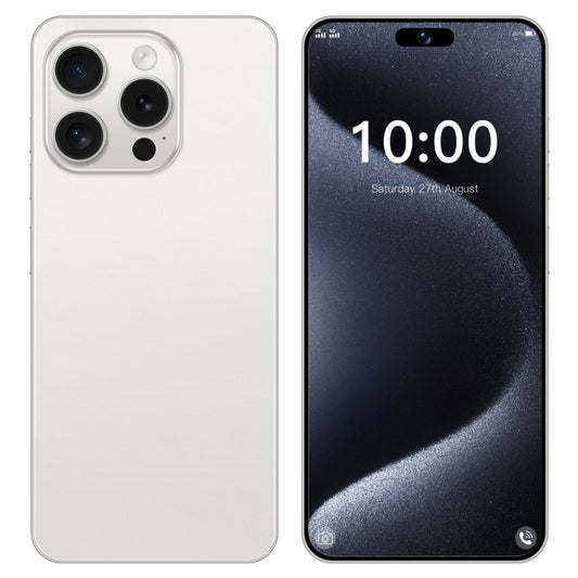 VD1 / i15 Pro Max, 3GB+64GB, 6.8 inch Screen, Face Identification, Android 10.0 MTK6753 Octa Core, Network: 4G, Dual SIM(White) by buy2fix