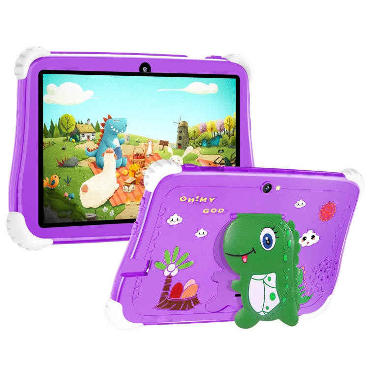 C75 Dinosaur 7 inch WiFi Kids Tablet PC, 2GB+16GB, Android 7.0 MT6735 Octa Core CPU(Purple) -  by buy2fix | Online Shopping UK | buy2fix