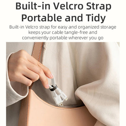 ROCK P8 Prime Series 1m USB Fast Charging Data Cable, Interface:2A USB-C / Type-C(White) - USB-C & Type-C Cable by ROCK | Online Shopping UK | buy2fix