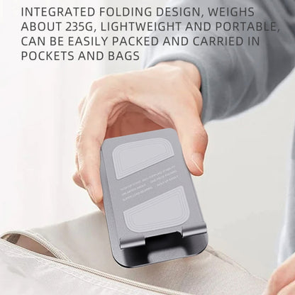 ROCK Desktop Rotating Metal Mobile Phone Holder(Grey) - Desktop Holder by ROCK | Online Shopping UK | buy2fix