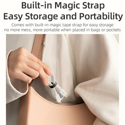 ROCK P8 Prime Series 1m USB-C / Type-C Fast Charging Data Cable, Interface:PD60W USB-C / Type-C(White) - USB-C & Type-C Cable by ROCK | Online Shopping UK | buy2fix