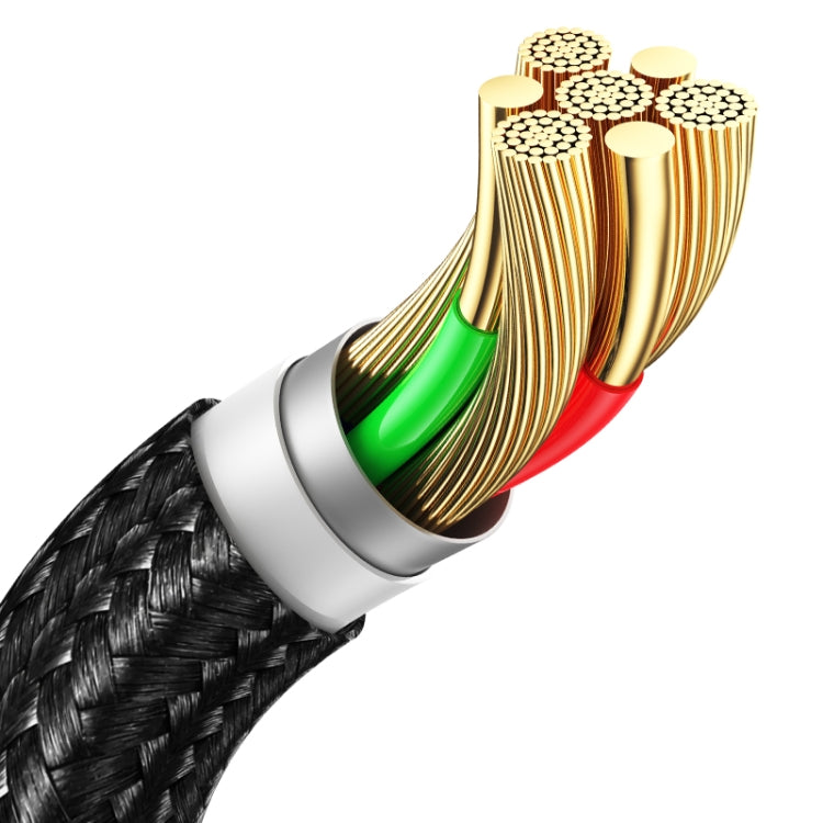 USAMS SJ727 240W USB-C / Type-C to USB-C / Type-C Aluminum Alloy Data Cable, Length: 1.2m(Tarnish) - USB-C & Type-C Cable by USAMS | Online Shopping UK | buy2fix