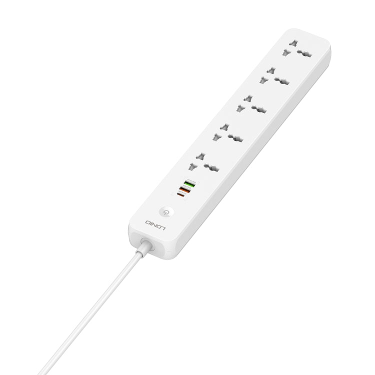 LDNIO SC5319 5-position Travel Home Office Socket with 38W USB Ports, Cable Length: 2m(US Plug) - Extension Socket by LDNIO | Online Shopping UK | buy2fix