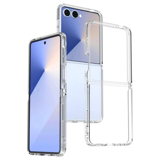 For Galaxy Z Flip8 5G Scratchproof Acrylic TPU Phone Case(Transparent)