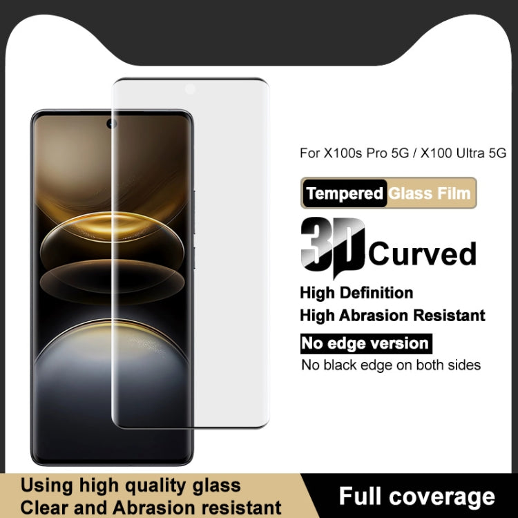 For vivo X100s Pro / X100 Ultra imak 3D Curved Full Screen Tempered Glass Film - vivo Tempered Glass by imak | Online Shopping UK | buy2fix