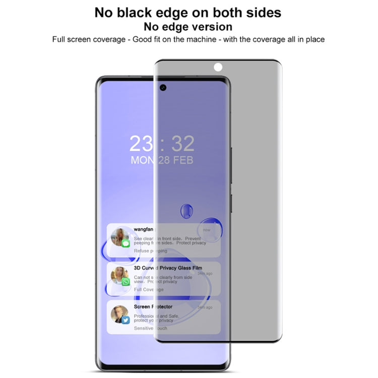 For vivo X100 Ultra imak 3D Curved Privacy Full Screen Tempered Glass Film - vivo Tempered Glass by imak | Online Shopping UK | buy2fix