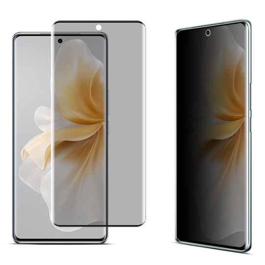 For vivo V40 Lite imak No Edge Version 3D Curved Privacy Full Screen Tempered Glass Film