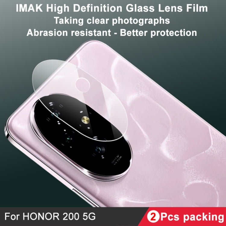 For Honor 200 2 PCS/Set IMAK HD Glass Rear Camera Lens Film - Other by imak | Online Shopping UK | buy2fix