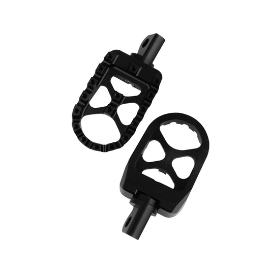 Motorcycle Modification Pedal Set Wide Fat Footpegs Foot Pegs for Harley(Black) by buy2fix