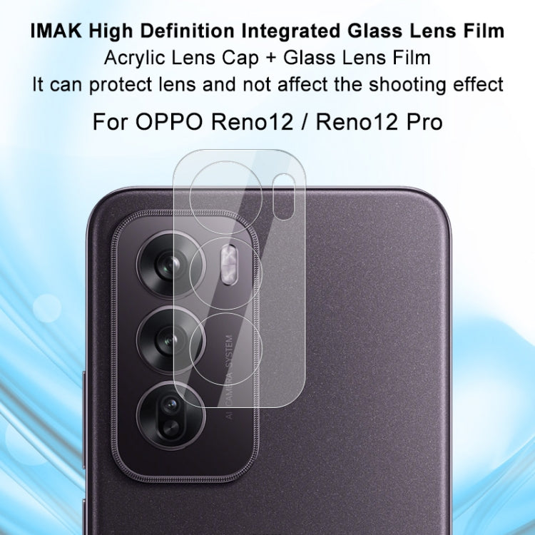 For OPPO Reno12 Pro Global imak High Definition Integrated Glass Lens Film - For OPPO by imak | Online Shopping UK | buy2fix