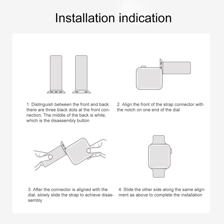 For Apple Watch Ultra 49mm Loop Woven Nylon Watch Band(Midnight) by buy2fix